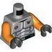 Torso Galaxy Squad Armor with Number 30 on Back Print / Orange Arms / Black Hands