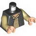 Torso SW Open Jacket w/ Pockets and Shirt, with Back Pockets Print (Han Solo) / Tan Arms / Light Flesh Hands