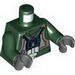 Torso SW Rebel A-wing Pilot with Dark Tan Vest and Black Front Panel with Breathing Apparatus Print / Dark Green Arms / Dark Bluish Gray Hands