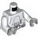 Torso SW Armour Snowtrooper with Printed Back Print / White Arms / Light Bluish Gray Hands