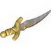 Minifig Dagger with Pearl Light Gray Blade