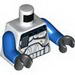 Torso SW Armor Capitan Rex, Dirt Stains Print (Clone Wars) / Blue Arms / Black Hands