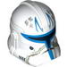 Minifig Helmet SW Capitan Rex with Blue and Tan Markings and Killed Enemies Count Print