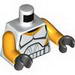 Torso SW Armor Clone Trooper with Bright Light Orange Markings Print / Bright Light Orange Arms / Black Hands