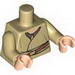 Torso Layered Shirt, Brown Belt with Gold Buckle Print / Tan Arms / Light Flesh Hands