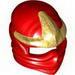 Minifig Ninjago Wrap with Gold 3 Point Emblem Print