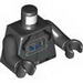 Набор LEGO Torso SW TIE Pilot Print / Black Arms / Black Hands, Черный