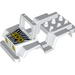 Duplo Car Body Jeep with Headlights, Zebra Stripes and Yellow ''ZOO'' Print