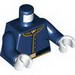 Torso The Lone Ranger Cavalry Uniform, 5 Buttons, Belt Print / Dark Blue Arms / White Hands