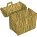 Duplo Treasure Chest Opening 2 x 3 x 3 with Detailed Lid Ends