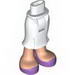 Friends Hips and Long Skirt, Light Flesh Legs and Medium Lavender Shoes Print