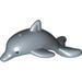 Dolphin, Jumping with Bottom Axle Holder and Blue Eyes Print