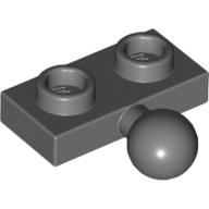 Набор LEGO Plate Special 1 x 2 with 5.9mm Centre Side Ball, Chrome Gold