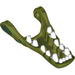 Large Figure Head Modified Chima Crocodile Lower Jaw with Teeth Print