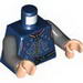 Torso Waistcoat with Silver Stars and Tree of Gondor Print / Dark Bluish Gray Arms / Light Flesh Hands