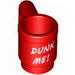 Minifig Utensil Cup with 'DUNK ME!' Print