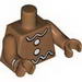 Torso White Icing and Buttons Print / Medium Dark Flesh Arms with White Icing Stripe / Medium Dark Flesh Hands