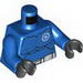 Blue Torso SW Armor Special Forces Clone Trooper Print / Blue Arms / Black Hands 