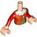 Набор LEGO Torso Friends Red Top with Christmas Print, Light Flesh Arms with Hands with Red Sleeves Print, Light Flesh