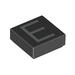 Tile 1 x 1 with letter Capital E Print