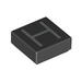 Tile 1 x 1 with letter Capital H Print