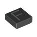 Tile 1 x 1 with letter Capital F Print