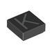 Tile 1 x 1 with letter Capital K Print