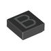 Tile 1 x 1 with letter Capital B Print