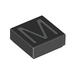 Tile 1 x 1 with letter Capital M Print