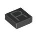 Tile 1 x 1 with letter Capital R Print
