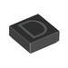 Tile 1 x 1 with letter Capital D Print