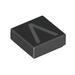Tile 1 x 1 with letter Capital V Print