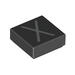 Tile 1 x 1 with letter Capital X Print