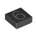Tile 1 x 1 with Silver Number 6 Print
