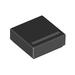 Tile 1 x 1 with Silver '_' Print