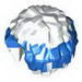 Minifig Cheerleader Pom Pom with Blue Top