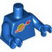 Набор LEGO Torso Space Classic Moon Print / Blue Arms / Blue Hands, Голубой