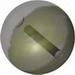Bionicle Zamor Sphere with Marbled Trans-Yellow / Trans-Black Pattern [PalantГ­r]