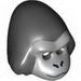 Minifig Gorilla Mask with Light Bluish Gray Face Print