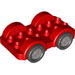 Набор LEGO Duplo 2 x 6 Car Base with Mudguards [Complete Assembly], Красный