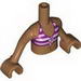 Torso Friends with Magenta and White Striped Bikini Top Print