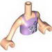 Torso Friends - Lavender Top with Flower Design