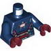Torso with Iron Man 3 Print / Dark Blue Arms / Dark Red Hands