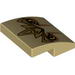 Slope Curved 2 x 2 x 2/3 with Lion Legend Beast Eyes and Crest Print
