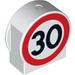 Round Sign with 30 Speed Limit Print