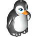 Friends Penguin with Blue Eyes, Orange Beak and Black Feathers Print