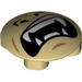 Plate Round 2 x 2 with Rounded Bottom [Boat Stud] with Gorilla Face Print