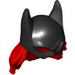 Набор LEGO Minifig Mask Batgirl with Red Hair Print, Черный