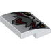 Slope Curved 2 x 2 x 2/3 with Wolf Legend Beast Eyes and Crest Print