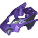 Fly Wheel Fairing Wolf Shape with Silver Scaled Armor, Chains and Fangs Print (70137)